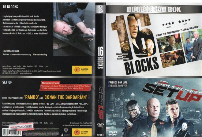 16 Blocks / Set Up	(32 943)	k	-FI-	DVD	suomik.	(2)	bruce wil