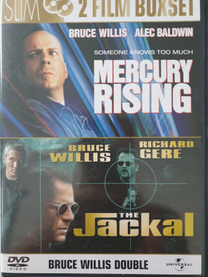 MERCURY RISING / THE JACKAL DVD Bruce Willis double