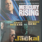MERCURY RISING / THE JACKAL DVD Bruce Willis double - pikkukuva 1