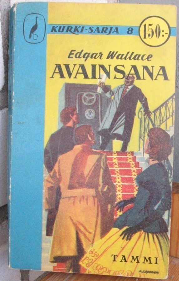 Edgar Wallace: Avainsana, Tammi 1956. 2p. 184 s.