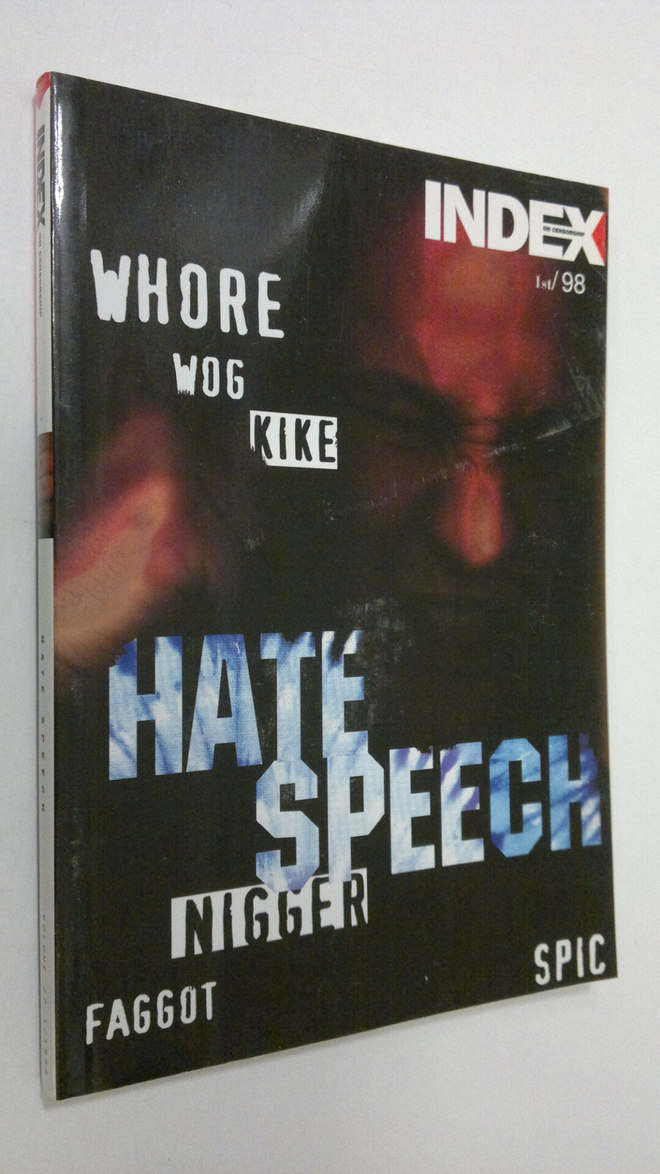 Index on Censorship 1/1998 : Cut out of Africa/Hate Speech