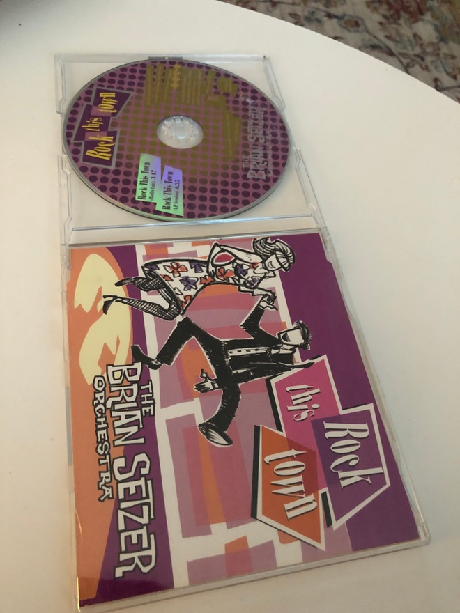 The Brian Setzer Orchestra - Rock This Town CDS