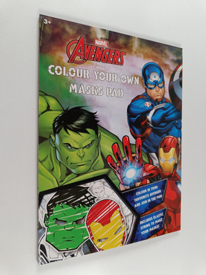 Marvel Avengers : Colour Your Own Masks Pad