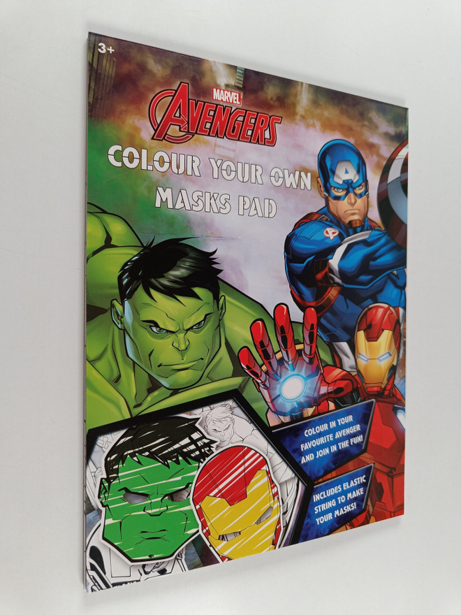 Marvel Avengers : Colour Your Own Masks Pad