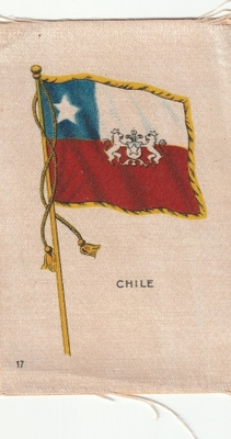 SILKKILIPPU SARJASTA KANSALLISLIPPU CHILE (K15-S69)