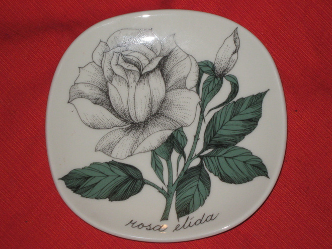 Arabia ESTERI TOMULA - Rosa Elida seinälautanen