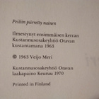 VEIJO MERI: PEILIIN PIIRRETTY NAINEN - pikkukuva 2