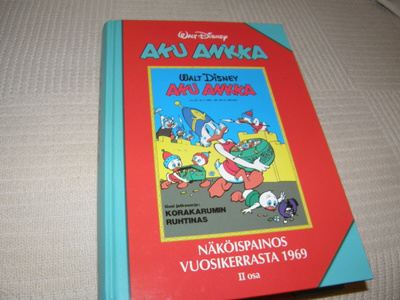 Aku Ankka ja kumppanit Näköispainos vuosikerrasta 1969