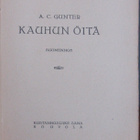 A. C. Gunter: Kauhun öitä, Sana 1924. 143 s. - pikkukuva 4