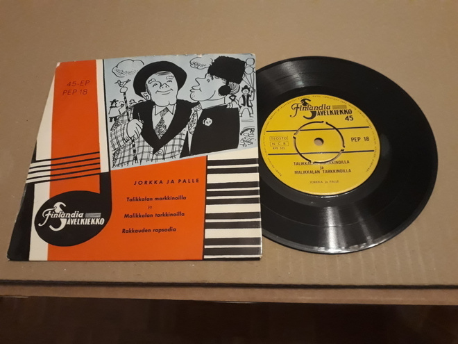 Jorkka ja Palle - Jorkka ja Palle ep ps  1958 rare