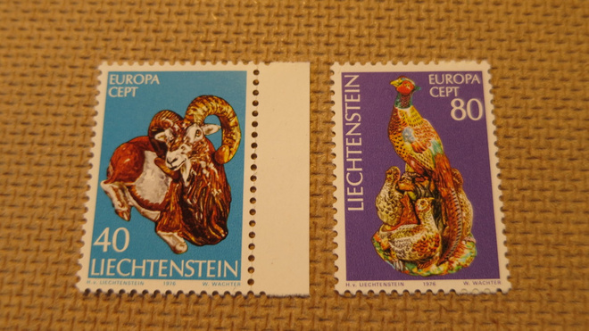 Liechtenstein 1976: Europa - käsityötaide