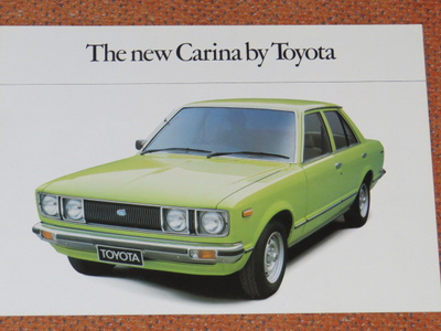 1978 Toyota Carina esite - KUIN UUSI - farmarikin