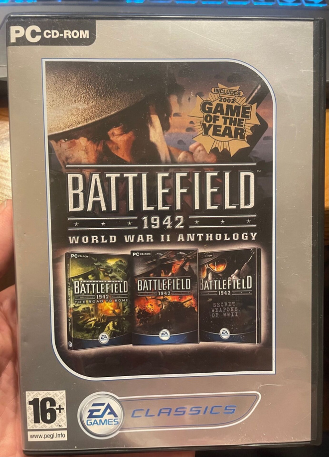 PC CD-ROM :Battlefield 1942 world war II Anthology