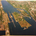 Iso postikortti Kielin kanava Saksa M/S GARDEN 1998 - pikkukuva 1
