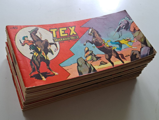 TEX seikkailu numerot 1-26 1964 (12 vsk.)