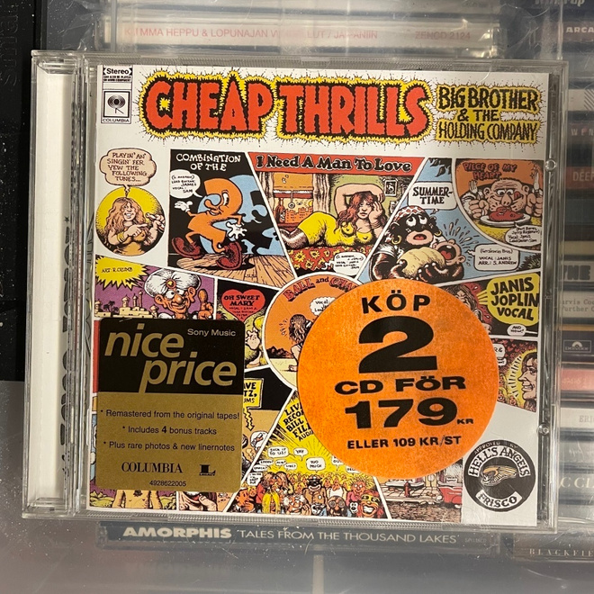 BIG BROTHER & THE HOLDING COMPANY - Cheap Thrills cd