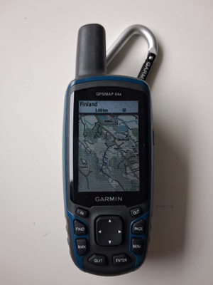 Garmin GPSMAP 64x GPS-laite + TOPO Finland v5 PRO