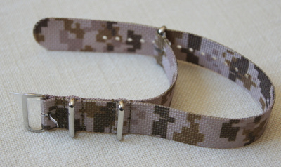 Camouflage Desert NATO * 22 mm ranneke