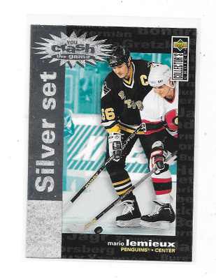 94-95 UD Crash The Game Silver Set #C25 Mario Lemieux