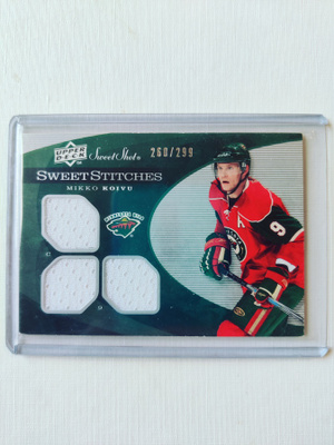Mikko Koivu - 07-08 UD Sweet Shot Sweet Stitches /299