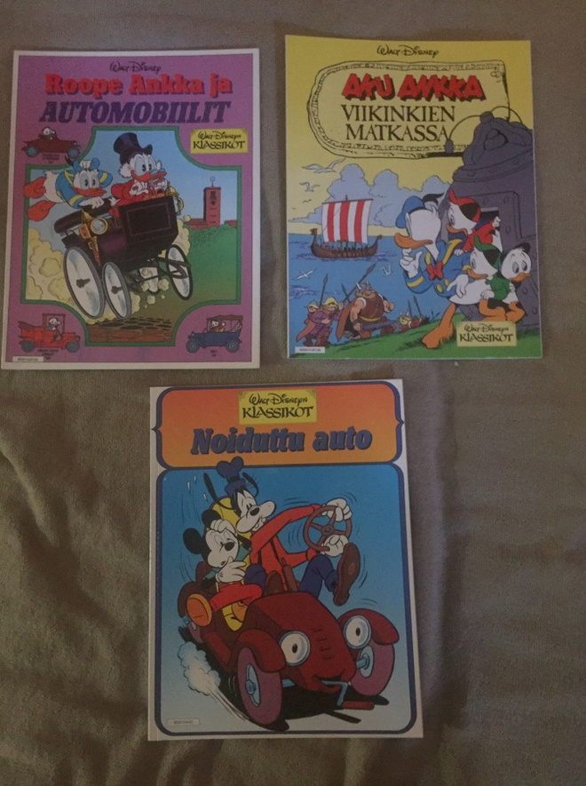 Kolme Walt Disney Klassikkot-albumia