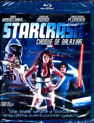 Starcrash 1978 Hasselhoff, Caroline Munro --scifi -Bd --UUSI