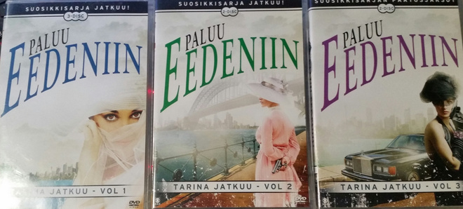 PALUU EEDENIIN JATKO OSAT 1-2-3  -DVD