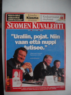 Suomen Kuvalehti Nro 21/1998. (13.3)