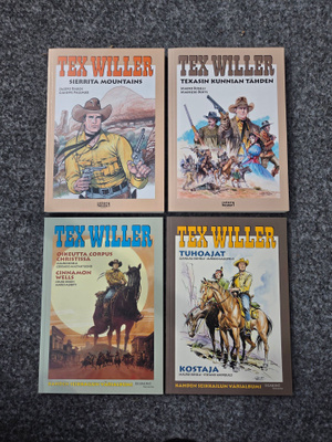 Tex Willer suuralbumi 4kpl