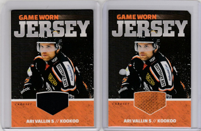 2015/16 Cardset Signature Jersey Ari Vallin KooKoo
