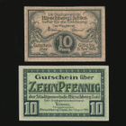 Saksa Notgeld 2 x 10 Pfennig, Hirschberg - pikkukuva 2