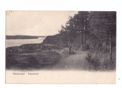 VANHA Postikortti Naantali 1907