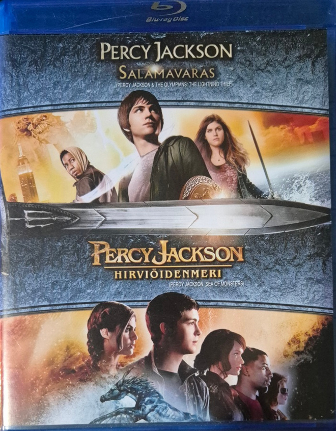 Percy Jackson Salamavaras & Hirviöidenmeri -Blu-Ray