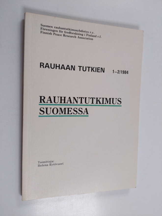 Rauhantutkimus Suomessa 1-2/1984