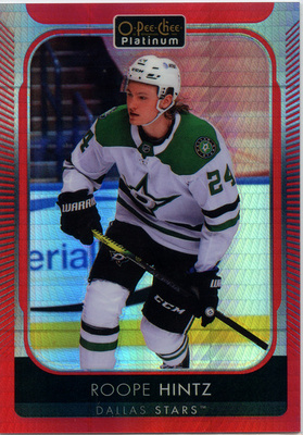 2021-22 OPC Platinum red prism /199 #112 Roope Hintz