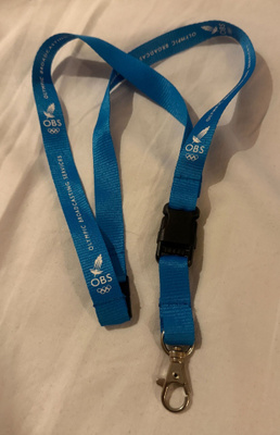 AVAINNAUHA / LANYARD - OBS OLYMPIC BRODCASTING SERVICES