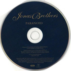 Jonas Brothers • Paranoid PROMO CD-Single - pikkukuva 2