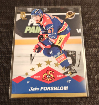 Saku Forsblom Jokerit gold blueline 2026-27