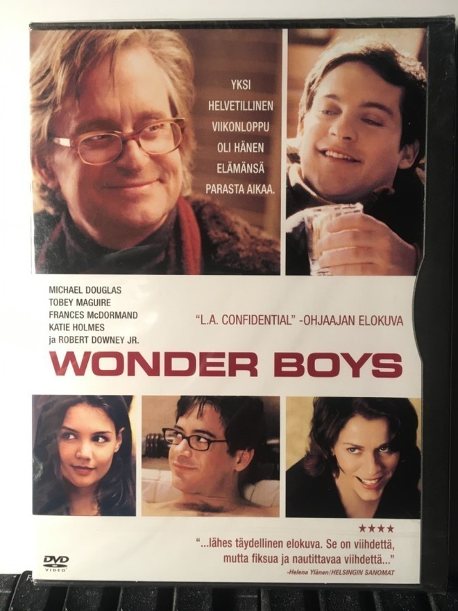 WONDER BOYS, DVD, Hanson, Douglas, McDormand, muoveissa