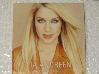Lia Andreen • Back Where I Belong CD-Single