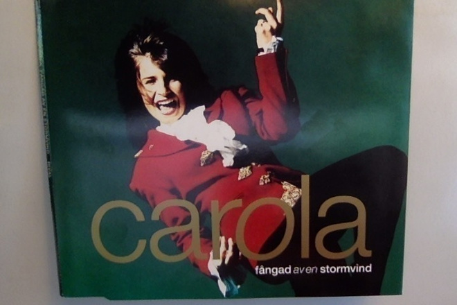 CAROLA : FÄNGAD AV EN STORMVIND : CD, MAXI-SINGLE EUROV.1991