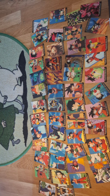 90-2000 luvun dragonball z keräilykortteja