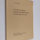 Ahti Molander : A study of prices, wages and employment i... - pikkukuva 1