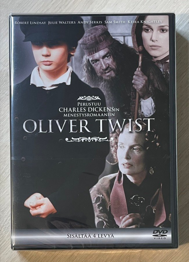 Oliver Twist (4DVD) Charles Dickensin minisarja (UUSI)
