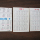 Kolme venäläistä taskukalenteria 1991-1992 - pikkukuva 2