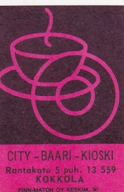 Kokkola. City - Baari - Kioski   . s47