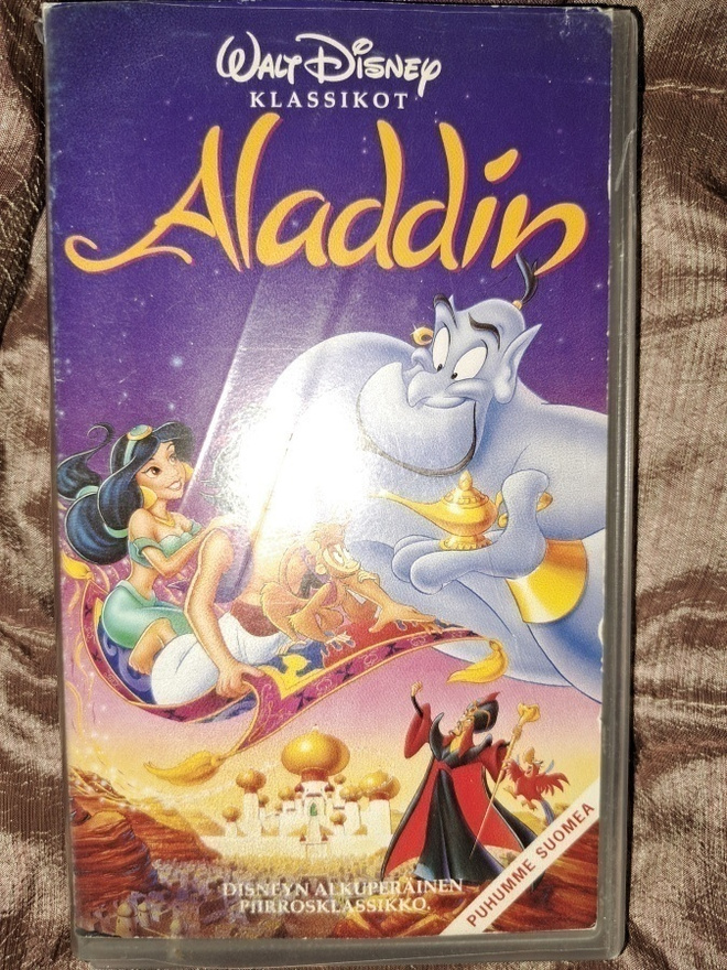 Walt Disney Aladdin vhs