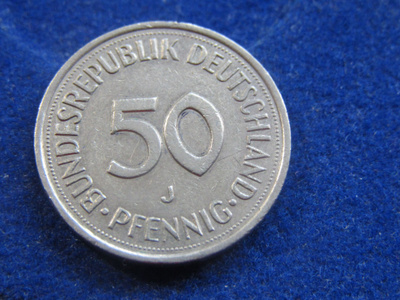 50 pfennig 1976J. Länsi-Saksa. West Germany