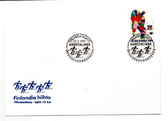 Hämeenlinna: Finlandia hiihto (erikoisleima 22.2.1997)