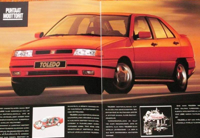 1992 Seat Toledo esite - KUIN UUSI - 20 sivua - suom